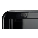 Boat Side Pocket Holder Rectangular Can-SB® Horizontal Flush Mount Black Plastic