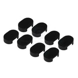 Boat Side Pocket Holder Rectangular Can-SB® Horizontal Flush Mount Black Plastic