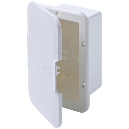 Flush Mount Storage Case With Door Multi Purpose Boat Caravan Camper ABS Plastic CAN-SB