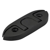 Rope Cleat Folding Mooring Boat Marine 316G Stainless Steel Black PVD 120mm