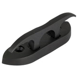 Rope Cleat Folding Mooring Boat Marine 316G Stainless Steel Black PVD 120mm