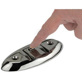 Rope Cleat Folding Mooring Boat Marine 316G Stainless Steel Button Release 150mm