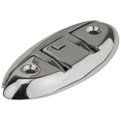 Rope Cleat Folding Mooring Boat Marine 316G Stainless Steel Button Release 150mm