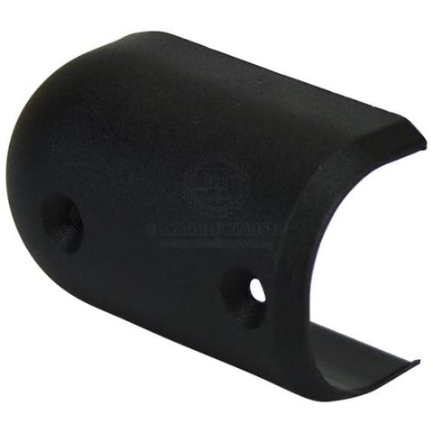 Gunwale End Caps - Gunnel Black Round Nylon Fender strip cap 35mm X 2 pieces