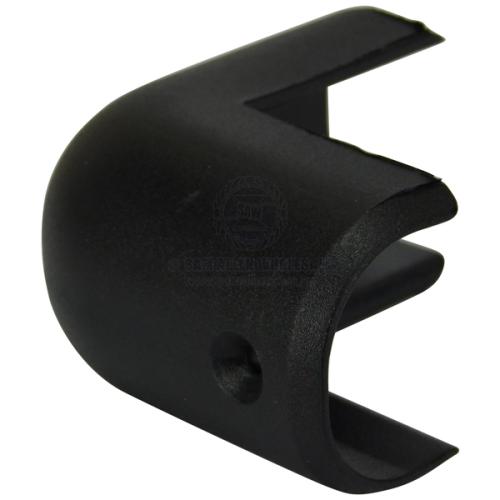 Gunwale Corner Caps - Gunnel Black Round Nylon Fender Corner Cap 40mm X 2 pieces