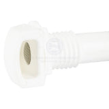 Marine Fuel Breather X 2 Straight Fuel /Water Tank Breather Streamline Nylon White