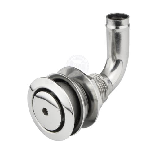 Fuel Breather Marine / Boat Fuel Tank Breather 90 Degree 316 Stainless Steel 16mm Hose