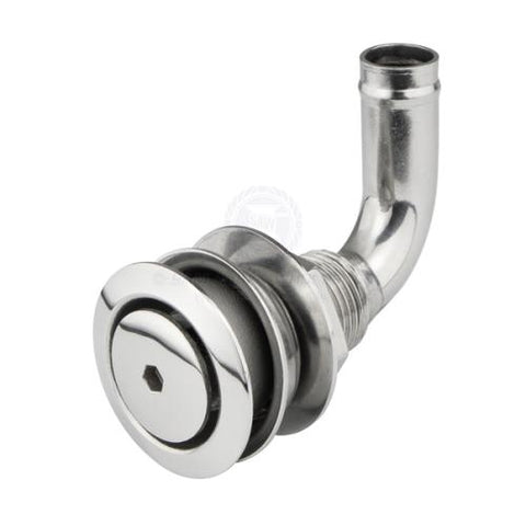 Fuel Breather Marine / Boat Fuel Tank Breather 90 Degree 316 Stainless Steel 16mm Hose