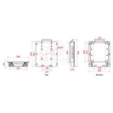 Boat Seat Slide Heavy Duty Alloy with Stainless Steel Handle Suit Seat Box