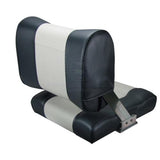 Boat Seat Tasman Series Relaxn Seat White/Dark Grey Carbon