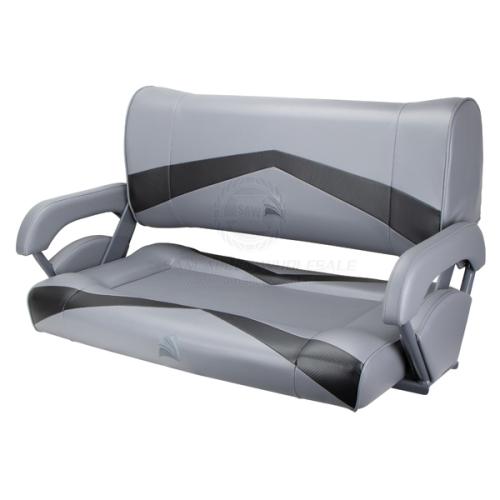 Boat Bench Seat Relaxn Console Series Double Flip Back with Arm Rests