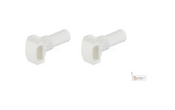 Marine Fuel Breather X 2 Straight Fuel /Water Tank Breather Streamline Nylon White