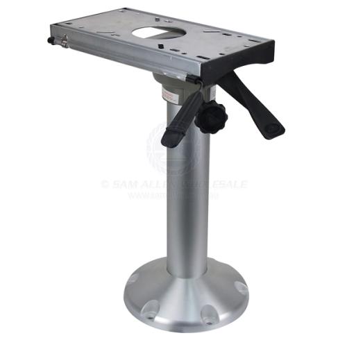 Boat Seat Pedestal With Slide & Swivel Top 460mm Height Relaxn