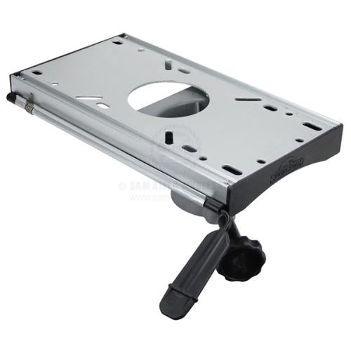 Boat Seat Slide & Swivel To Fit 73 mm Pedestal Post, 360° rotation, 152mm Slide