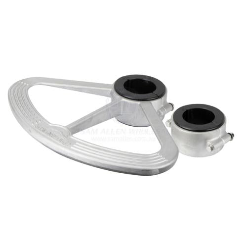 Boat Pedestal Footrest Suits Tube Post 72.6mm Heavy-duty cast Aluminium Springfield