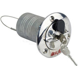 Deck Filler Fuel Straight 316 Stainless Steel 50mm Filler Lockable With 2 Keys