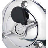 Deck Filler Blank Straight 316 Stainless Steel 50mm Filler Lockable With 2 Keys
