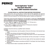 Diesel Fill In-Line Check Valve Perko Suits Diesel 51mm ID Hose