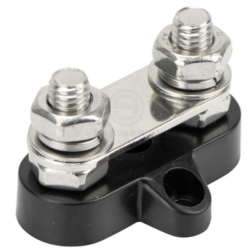 Buss Bar Boat caravan electrical Junction 6mm Terminal Stud Negative