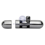 Barrrel Bolt 316G SS rounded slim profile concealed mount 88 x 20mm