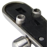 Barrrel Bolt 316G SS rounded slim profile concealed mount 88 x 20mm