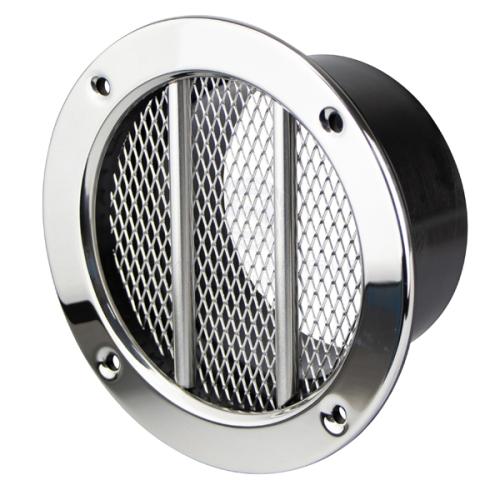 Vent Recessed 316G SS with Grate 160mm dia Boat Caravan Camper