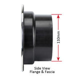Vent Recessed 316G SS with Grate 160mm dia Boat Caravan Camper