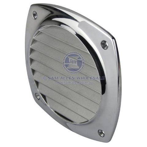 Stainless Steel Surface Mount Vent 128mm c 128mm Boat Caravan Camper