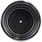 Drink Holder Stainless Steel black PVD coated recessed with drain Boat, Caravan, RV