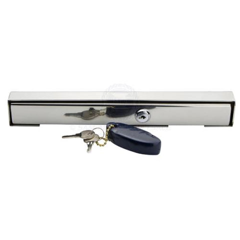 Outboard Motor Lock Stainless Steel with Barrel Lock & Key