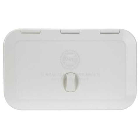 Access Hatch Caravan Boat Access Locker Hatch White 300x182 CANSB MADE IN ITALY