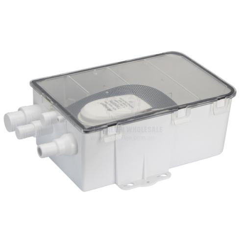 Relaxn Grey Waste Pump System 750gph for Boat Caravan RV 24 volt Inc. Float Switch