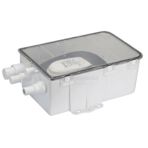 Relaxn Grey Waste Pump System 750gph for Boat Caravan RV 12 volt Inc. Float Switch