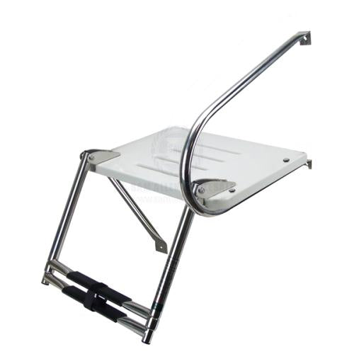 Ladder - Swim Platform Combo, Telescopic, Stainless Steel Relaxn
