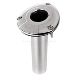 Rod Holder 15° Exploding Fish Bluewater Series Fixed 316G Stainless Steel Flush Mount
