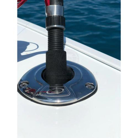 exploding fish rod holder Rod Holder 15° Exploding Fish Bluewater Series Fixed 316G Stainless St