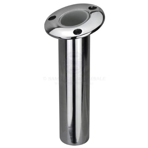 Fishing Rod Holder 15 Degree Angle, Round Head Flush Mount Heavy Duty S/S Relaxn