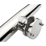 Rail Mount 316 Stainless Steel Clamp-On Rod Holder Suits Rail 38mm - 50mm