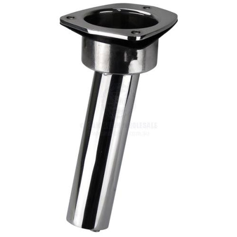 2pcs Stainless Steel Marine Flush Mount Fishing Rod Holder 15 Degree 2pcs Stainless Steel Marine Flush Mount Fishing Rod Holder 15 Degree