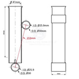 Boat Bimini Rod Holder Single Rod Holders For Rocket Launchers Alloy 25mm rails