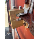 Security Padlock Shipping Container Heavy Duty Brass Rectangular 80mm