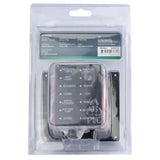 Marine Switch Panel Push Button 6 Gang Splashproof S/S with LED Indicators Relaxn