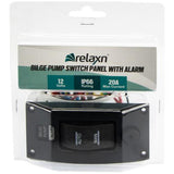 Bilge Alarm Switch Panel Waterproof 12 volt with ALARM Relaxn