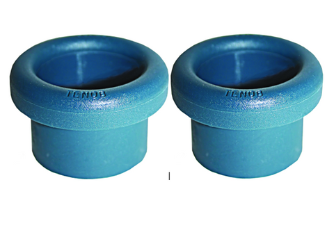 Fishing rod holder insert Suits Stainless Steel Rod Holders x 2 Pieces 50MM OD Aqua Blue