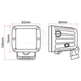 Marine Grade LED Work Light Relaxn Mako series 3200 Lumens