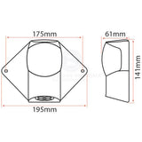 LED Navigation Light Masthead / Foredeck 3Nm Black Housing