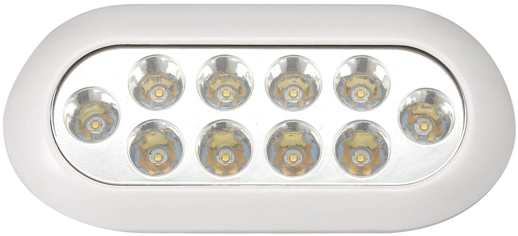 LED White Underwater Light LED 10 x 3 Watt Super Bright 1037 Lumens IP68 Waterproof