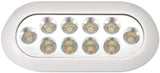 LED White Underwater Light LED 10 x 3 Watt Super Bright 1037 Lumens IP68 Waterproof