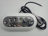 LED White Underwater Light LED 10 x 3 Watt Super Bright 1037 Lumens IP68 Waterproof