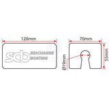 Outboard Tilt / trim Motor Support Trim Block Orange SCB
